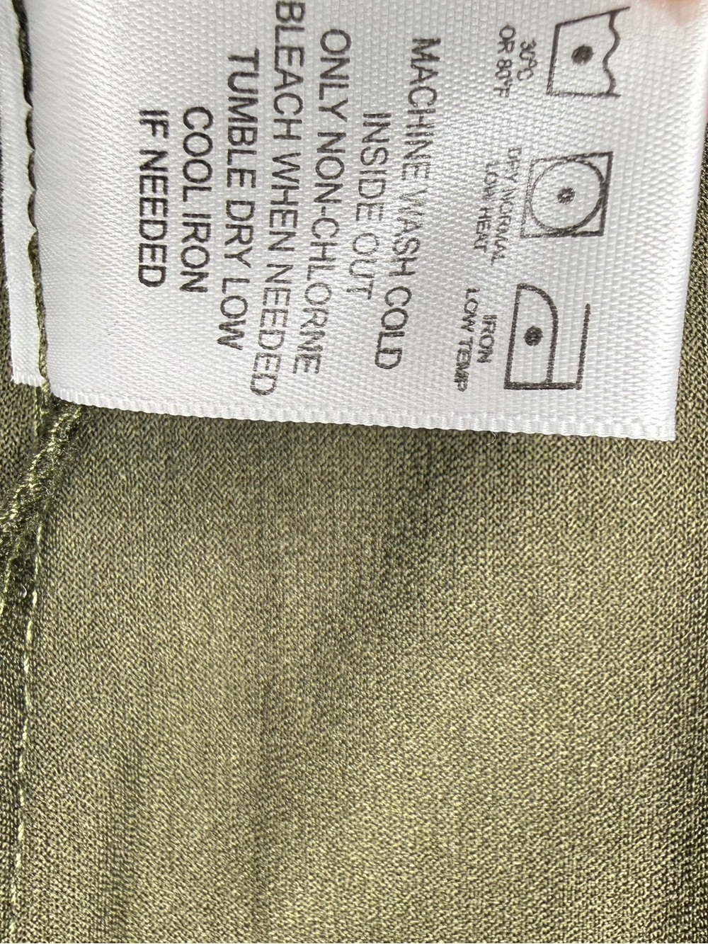 Eden Society Olive Green Military Utility Jacket M Drawstring Waist - Picture 10 of 13